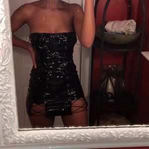 Latex bodycon, worn once.